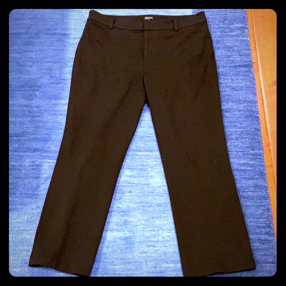 Madewell Black Slouchy Slacks